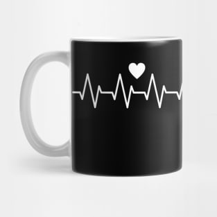 Cyclist Heartbeat Mug